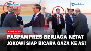 PASPAMPRES BERJAGA KETAT saat Jokowi Tiba di Amerika, Siap Bertemu Joe Biden Bicara Soal Palestina!