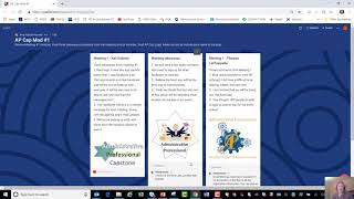 AP Capstone Module #1 Additional Instructions and Questions
