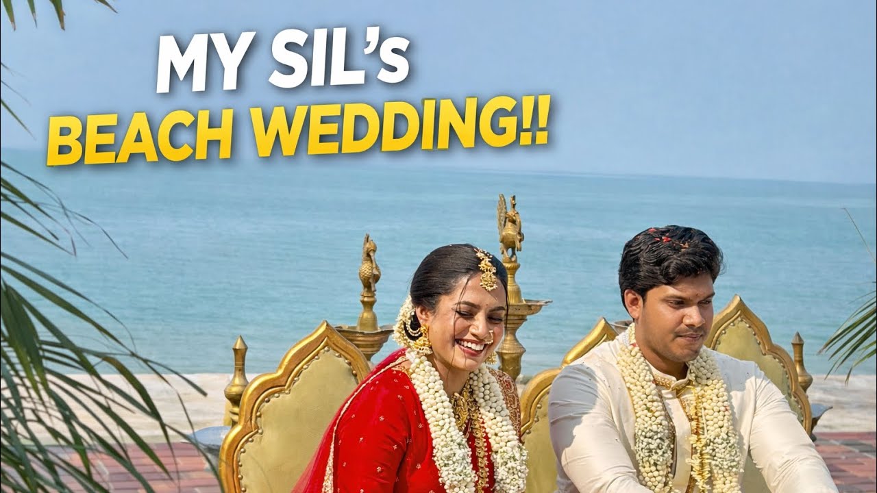 MY SIL’s BEACH WEDDING!! | UDUPI | MANTHAN BEACH RESORT 👌🏻 