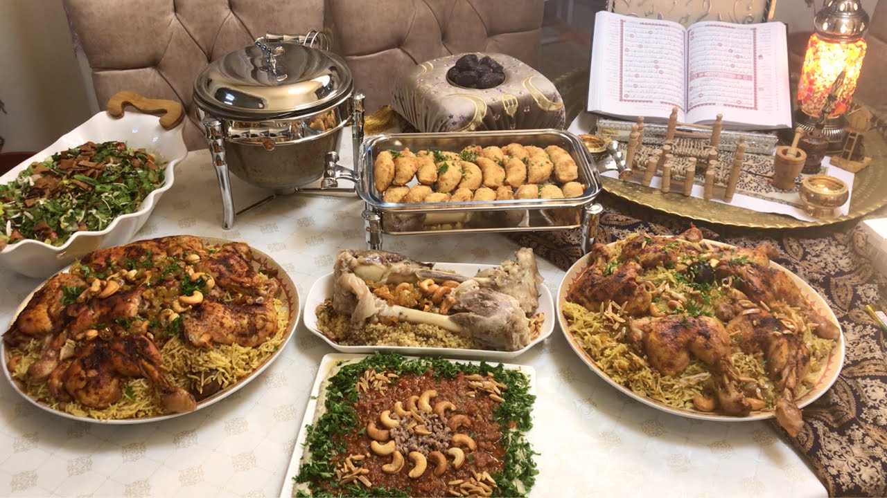 فطورنا يوم الجمعة في رمضان مع لمة العيلة احضروا الفيديو أشهى الوصفات الرمضانية