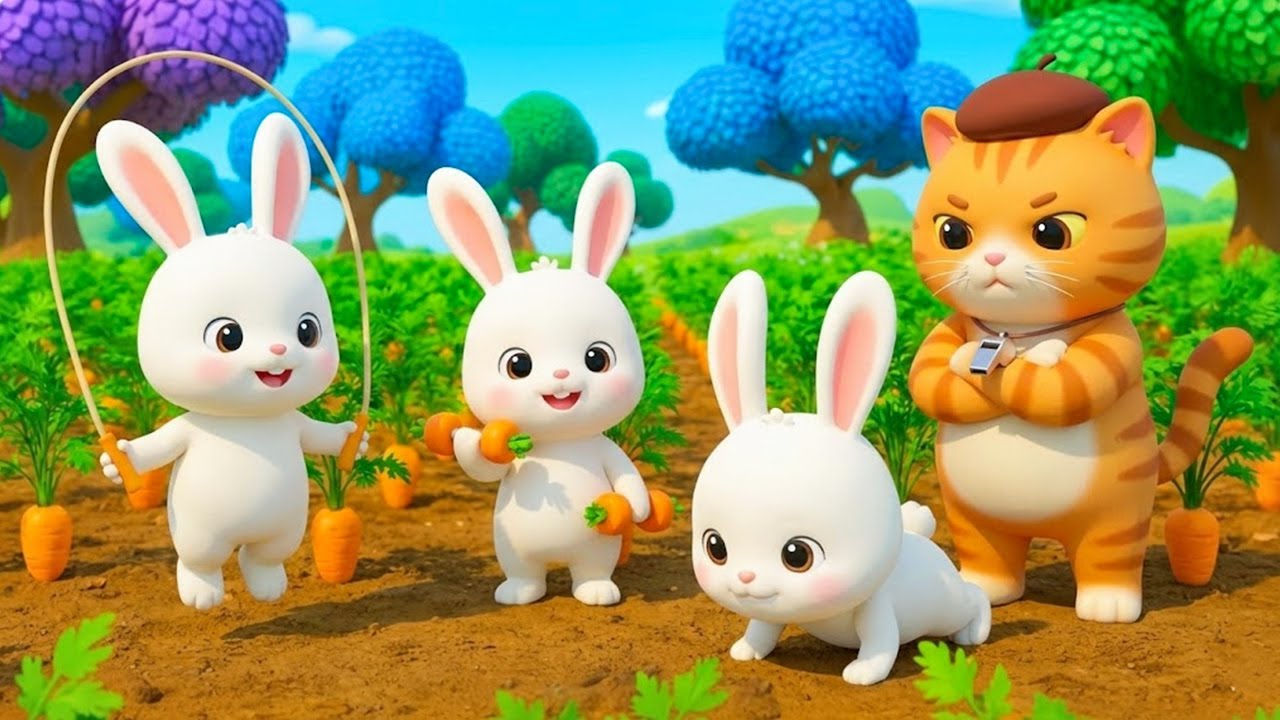 Nhạc Thiếu Nhi Vui Nhộn 2026 - Chú Thỏ Con - Liên Khúc Nhạc Thiếu Nhi Sôi Động Cho Bé - Con Heo Đất