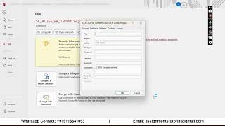 Shelly Cashman Access 365 | Module 9: SAM Project B Haverhills Neighborhood Association