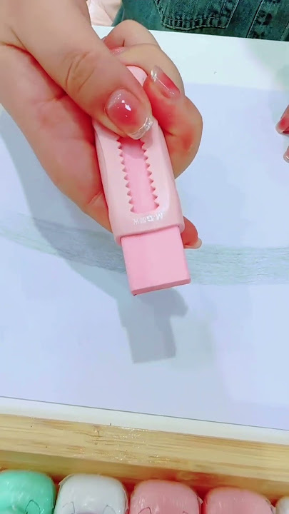 Retractable Eraser For You Just Try 😱 #stationary #shorts