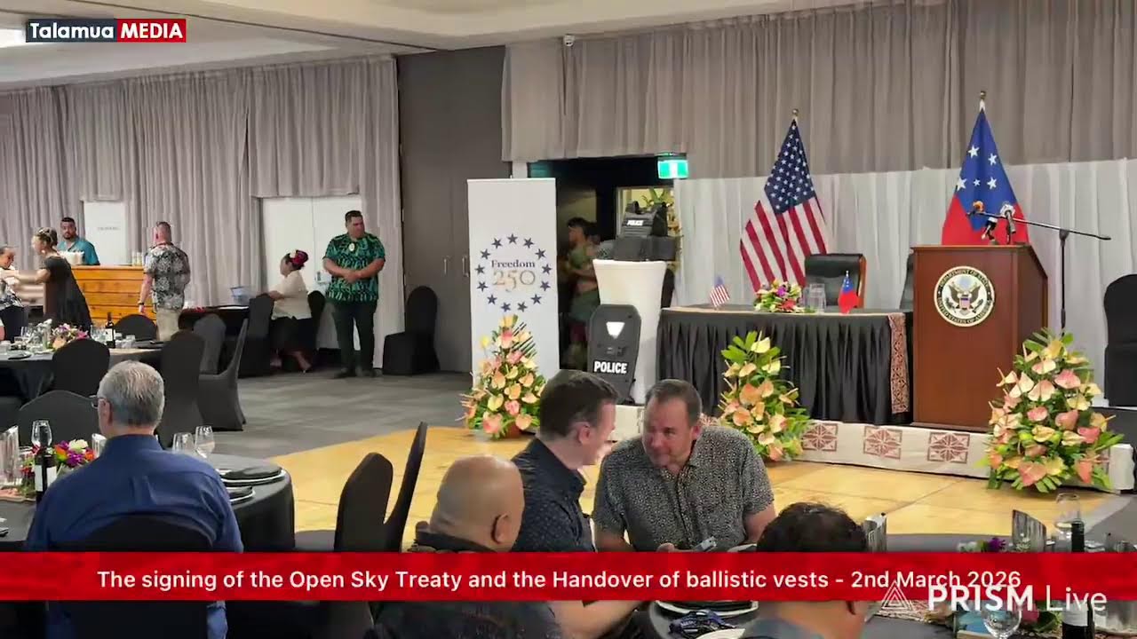 The signing of the Open Sky Treaty and the Handover of ballistic vests - 2nd March 2026
