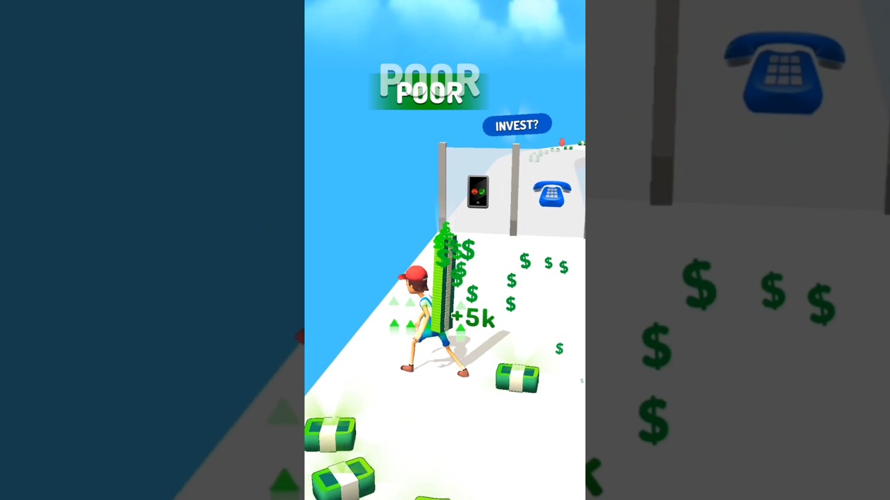 money invest game short video gameplay Bangla 