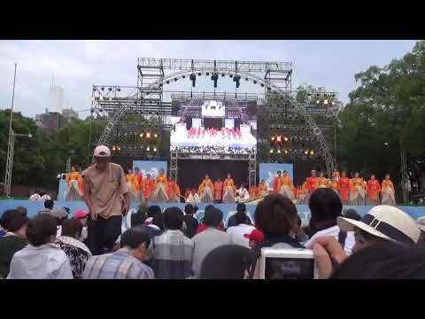 大阪大学お祭りダンスサークル祭楽人  にっぽんど真ん中祭り  2019年  酔いゑびす  本祭1日目  メインステージ