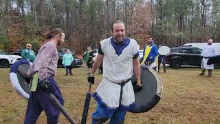 Blood in the Water, Leviathan's Run Amtgard Weaponmaster Sword and Board Charleston SC