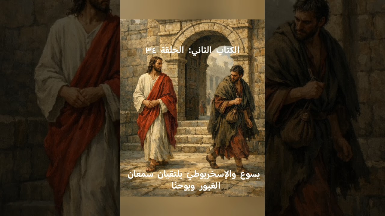 الحلقة ٣٥: يسوع والإسخريوطيّ يلتقيان سمعان الغيور يوحنّا (من ص. ٢٤٣ إلى ص. ٢٤٨)