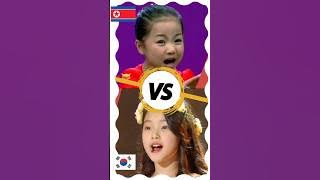 How Politics & Society Shape Their Performance 🎤👀 - 🇰🇵 North Korean Kid vs. 🇰🇷 South Korean Kid