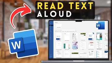 How to Read Your Text Aloud in Microsoft Word | MS Word Tutorial (2025)