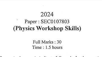 BSc first semester physics skill enhancement course paper SEC FYUGP Guwahati University 2024 SEC0107