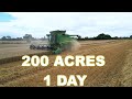 4 COMBINES  DEMOLISH 200 ACRES IN ONE DAY: COMBINE HARVESTERS GO HEAD TO HEAD IN MIGHTY MARATHON!