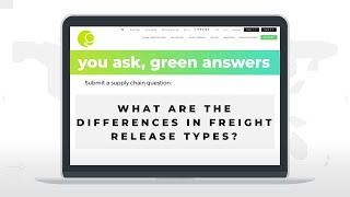 What are the differences in Freight Release types?