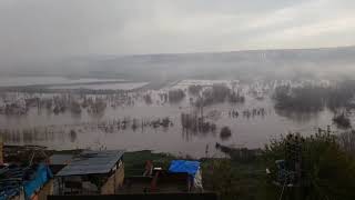 DİCLE NEHRİ’NDE SU SEVİYESİ 6 METRE YÜKSELDİ