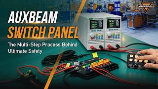 AUXBEAM SWITCH PANEL | The Multi-Step Process Behind Ultimate Safety