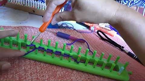 Loom Knitting Crochet Cast On or... Chain Stitch Cast On