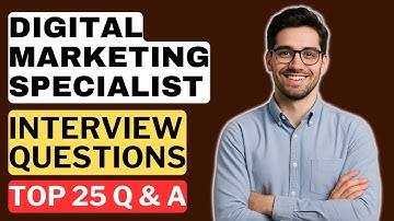 Digital Marketing Specialist Interview Questions & Answers | How to Pass the Interview