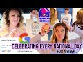 WE CELEBRATED EVERY NATIONAL DAY FOR A WEEK *this was WEIRD*