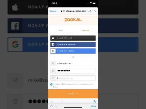 How do I register or sign in from the Homework Help by Zookal Study App?