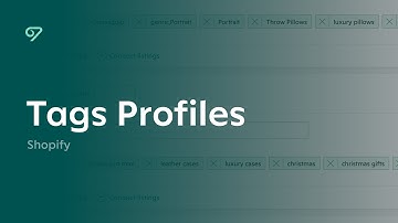 Tags Profiles for Shopify in Vela