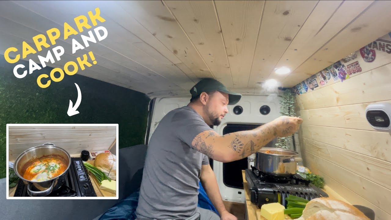 Stealth Camp In A Supermarket Carpark!  (VANLIFE UK)