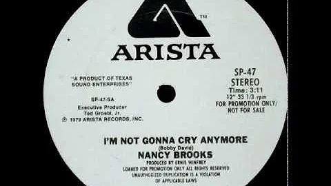 Nancy Brooks -  I'm Not Gonna Cry Anymore (1979)
