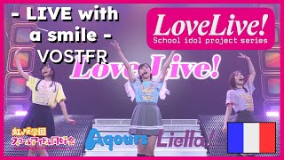 【LIVE with a smile! - Aqours, Nijigasaki, Liella】- [FR / Rom / Jp] - Color Coded