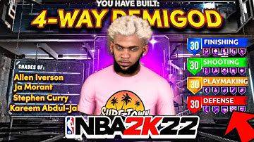BEST Playshot/Slasher BUILD in NBA 2K22 CURRENT GEN +JUMPSHOT