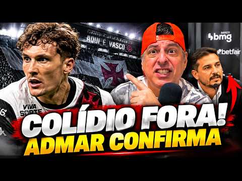 ADMAR LOPES REVELOU SITUAÇÃO DE COLIDIO NO VASCO.