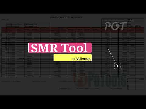 SMR Tool - Generate SMR Reports in 3minutes with 3 SAP Reports