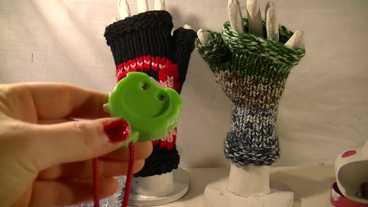 Vlog Week 3 Loom Knit the Perfect Fingerless Gloves Start to Finish