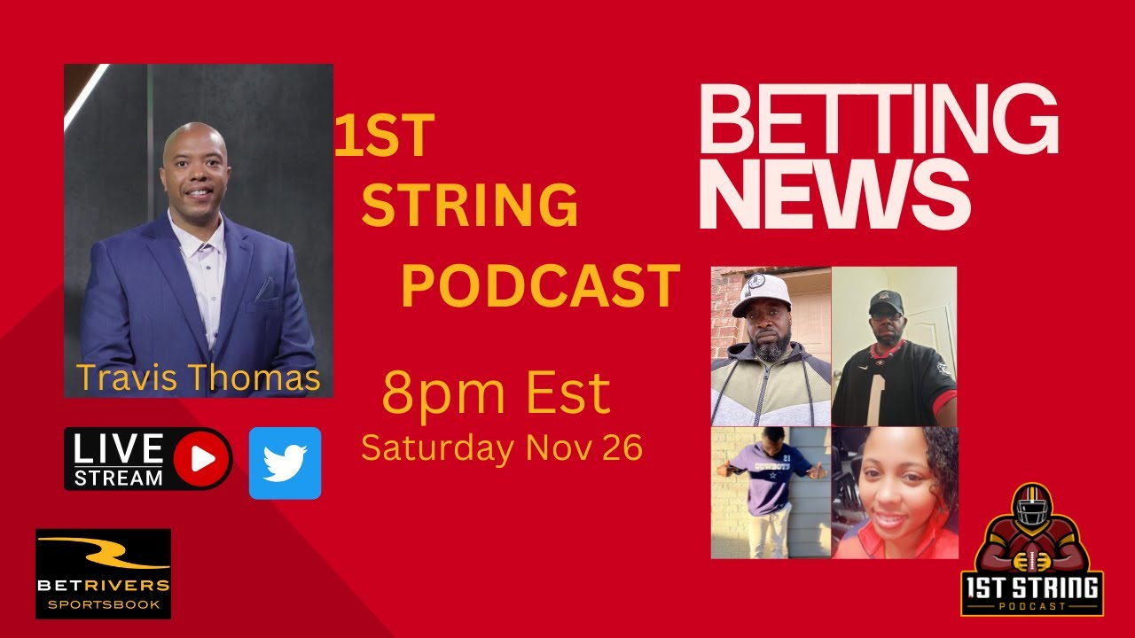 NFL Picks for WK 12 with Travis Thomas / 1st String Podcast YouTube