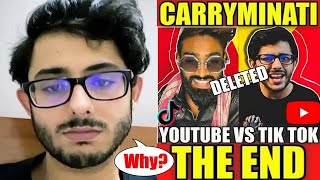 Vs tiktok the end #carryminati ...