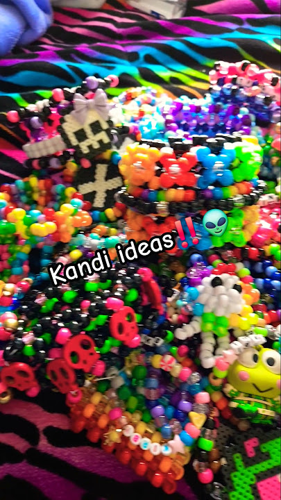 Kandi ideas for when you don't know what to make‼️🌈 #kandi #shorts #art #trending