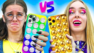 Богатая Девушка VS Бедная Девушка в Школе || Популярная Против Неудачницы
