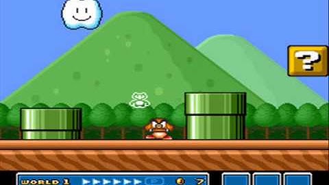 SMB3 for Super Mario All-Stars Custom Level #326 - Giant Goomba Gorge