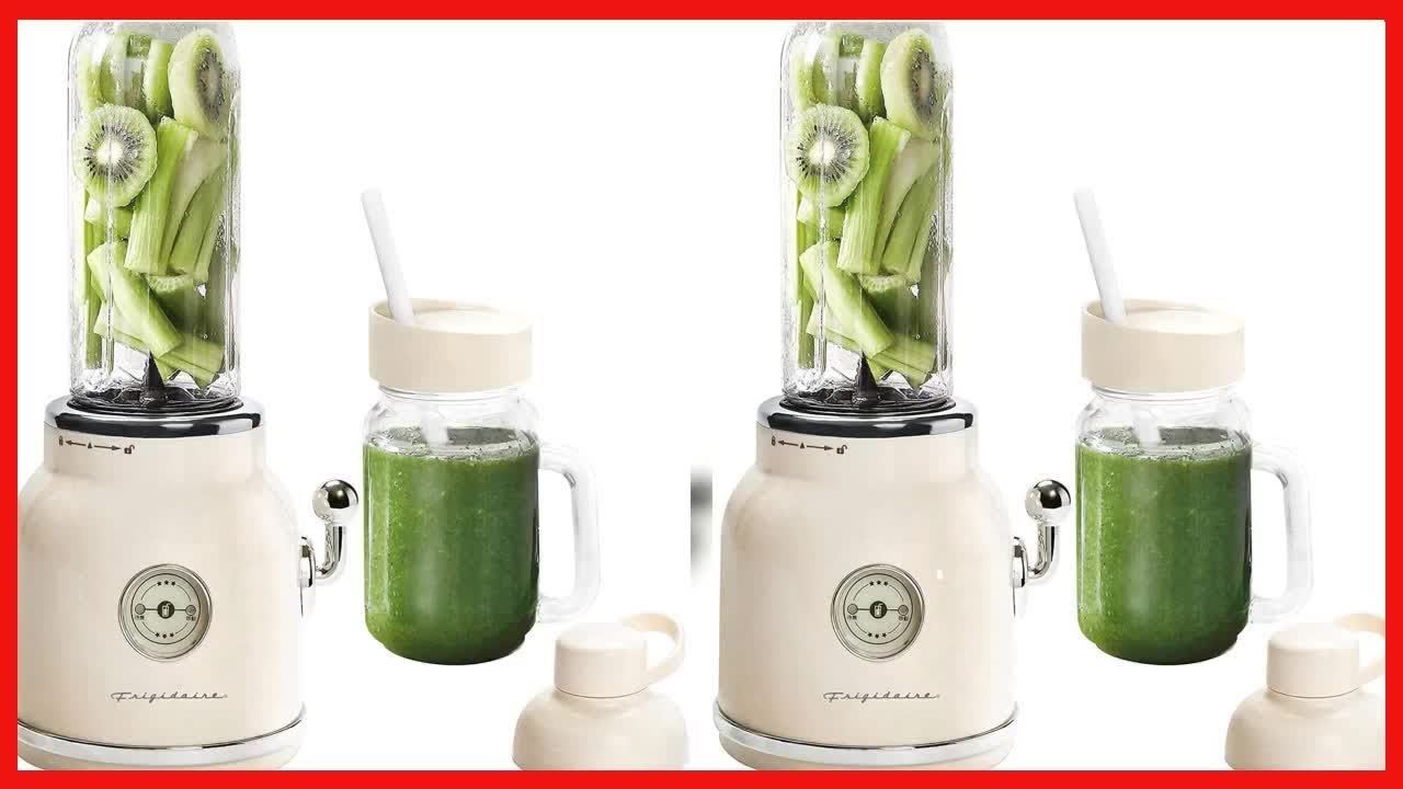  FRIGIDAIRE ESMM100-CREAM Retro Smoothie Maker Blender