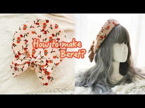 DIY Beret丨How to make a Round Beret simply