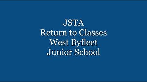 Return to Classes  - West Byfleet Junior School