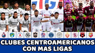 TOP 10  CLUBES con más títulos de LIGA en CENTROAMÉRICA (Actualizado hasta 2023)