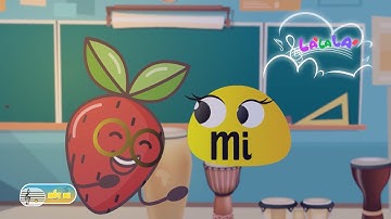 Cùng Chanh và Dâu tây luyện thanh với NỐT MI | Học âm nhạc qua các bài hát vui nhộn | LÀ LA LÁ