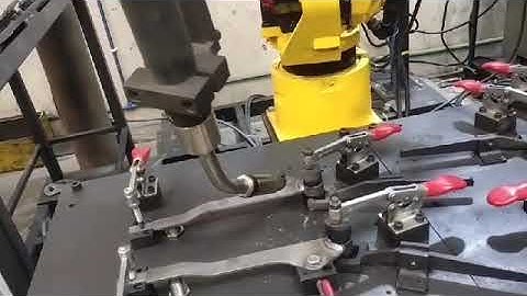 Mahajan Automation Mig Welding cell with fanuc robot