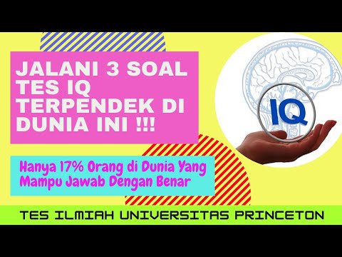 Video: Tes IQ Telah Dikurangi Menjadi Tiga Pertanyaan - Pandangan Alternatif