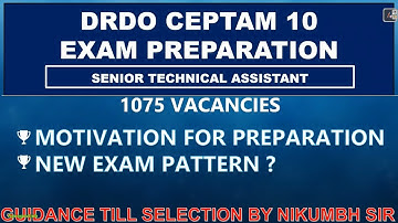 DRDO SENIOR TECHNICAL ASSISTANT EXAM PATTERN (2022) |DRDO CEPTEM 10 RECRUITMENT