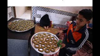تجهيز كعك العيد في #غزة #فلسطين