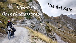 Ligurische Grenzkammstraße, LGKS (Alta via del Sale), On & offroad Motorcycle Trip