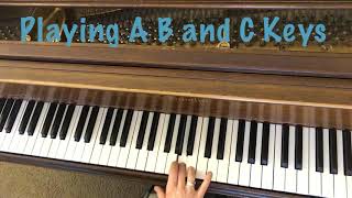 Playing A B And C Keys