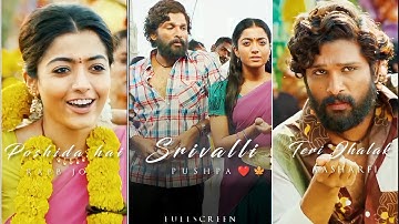 Srivalli Song Whatsapp Status❣️ | Allu Arjun status | Rashmika Mandanna | Pushpa Status#shorts