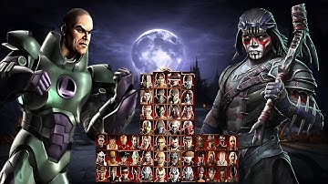 Mortal Kombat 9 Lex Luthor MK vs DC & Nigtwolf Circle of Shadow MODS EXPERT Tag Ladder Gameplay @