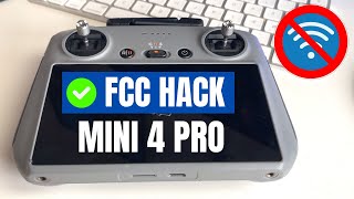 DJI Mini 4 Pro FCC Mode (+ DJI RC-2) UNLOCKING with THIS FCC HACK 2024